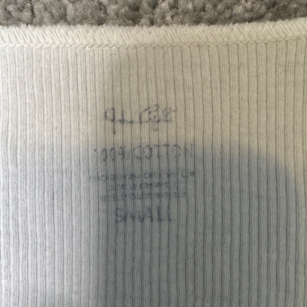White Off-Shoulder Long Sleeve Top - Picture 2 of 2